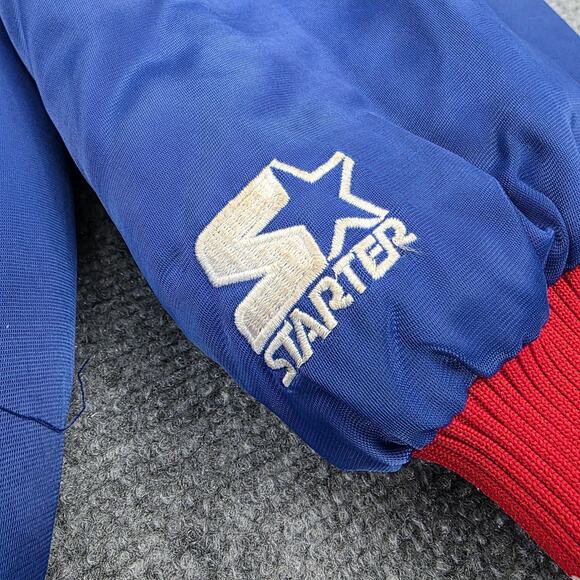 Vintage Chicago Cubs Jacket Mens Medium MLB Baseball Starter Wrigley Field 90s - Picture 13 of 16